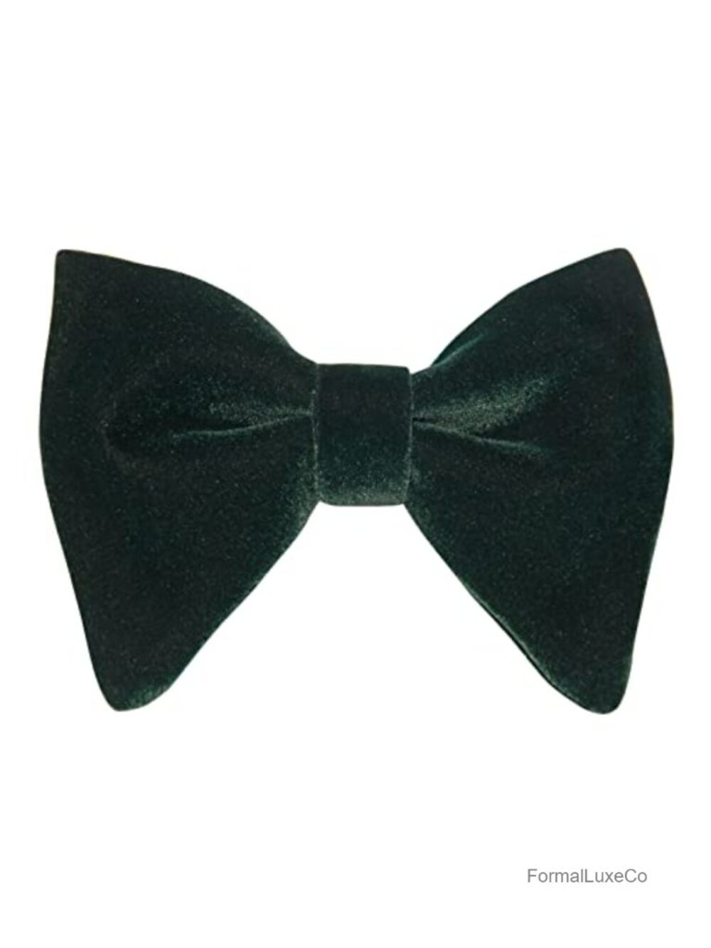 Velvet Bow Tie Set Oversize Pre-tied Bowtie Cufflink Pocket Square Tuxedo